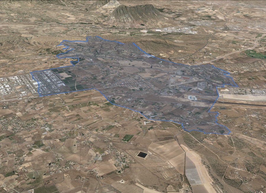 Mapa de la Partida Rural de Torrellano Alto